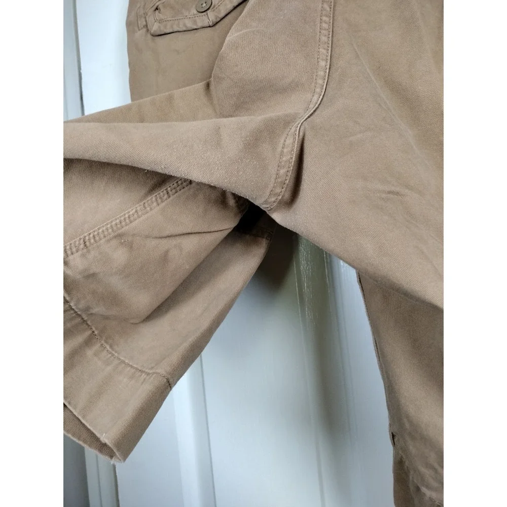 Vintage Polo Ralph Lauren Cargo Shorts Mens 40 Tan Classic Chino Khaki 9.5 